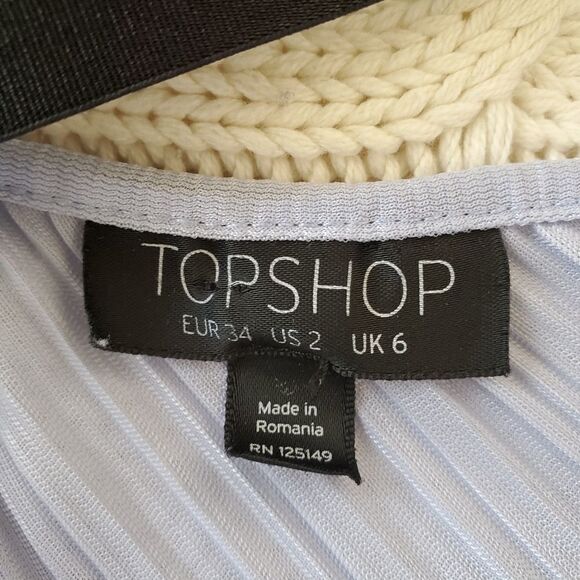 Topshop Pleated Crinkle Slip Dress - Picture 12 of 14